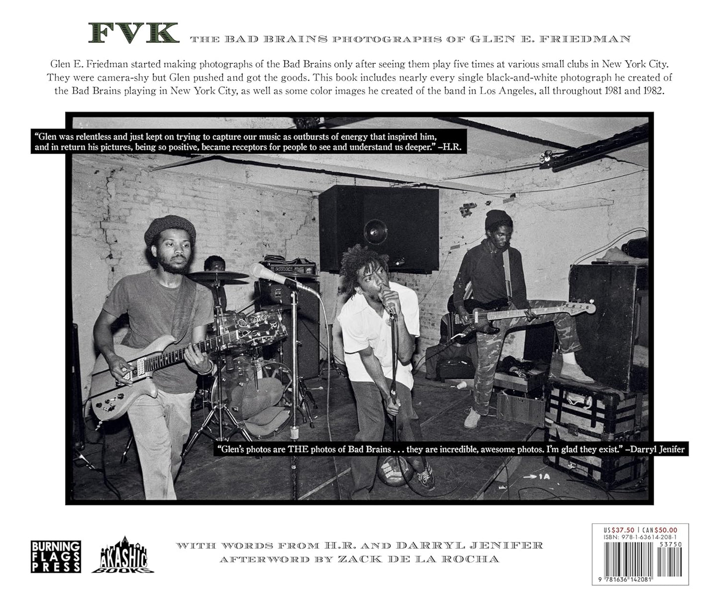 Glen E. Friedman: Fearless Vampire Killers: The Bad Brains Photographs