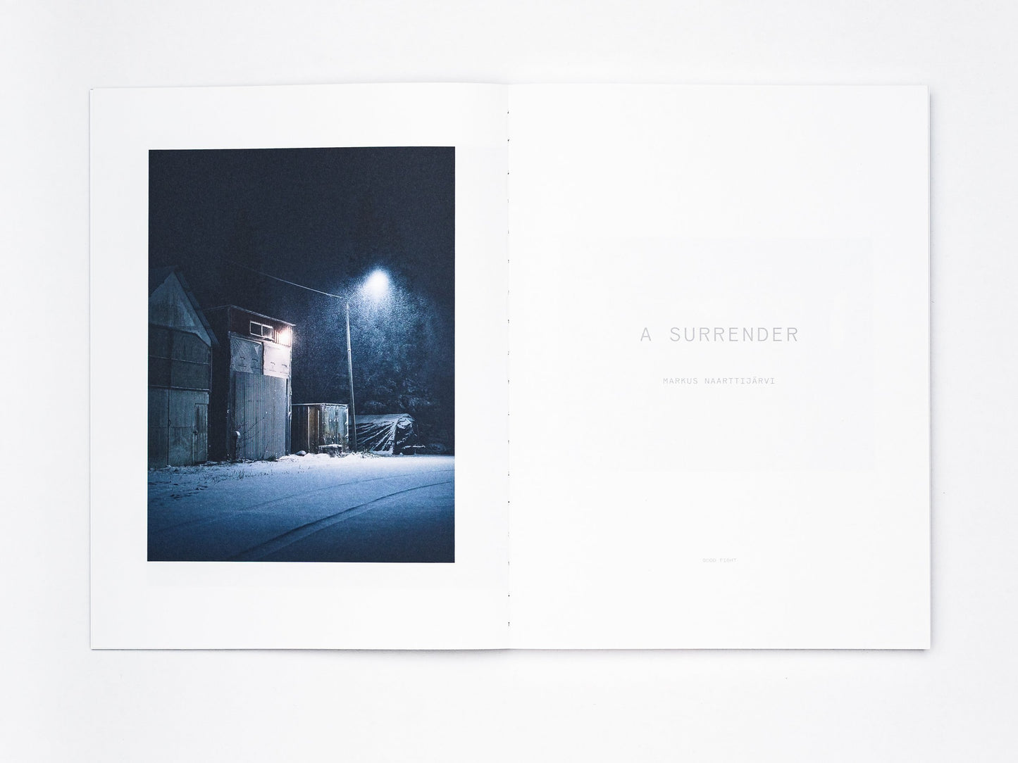 Markus Naarttijärvi: A Surrender