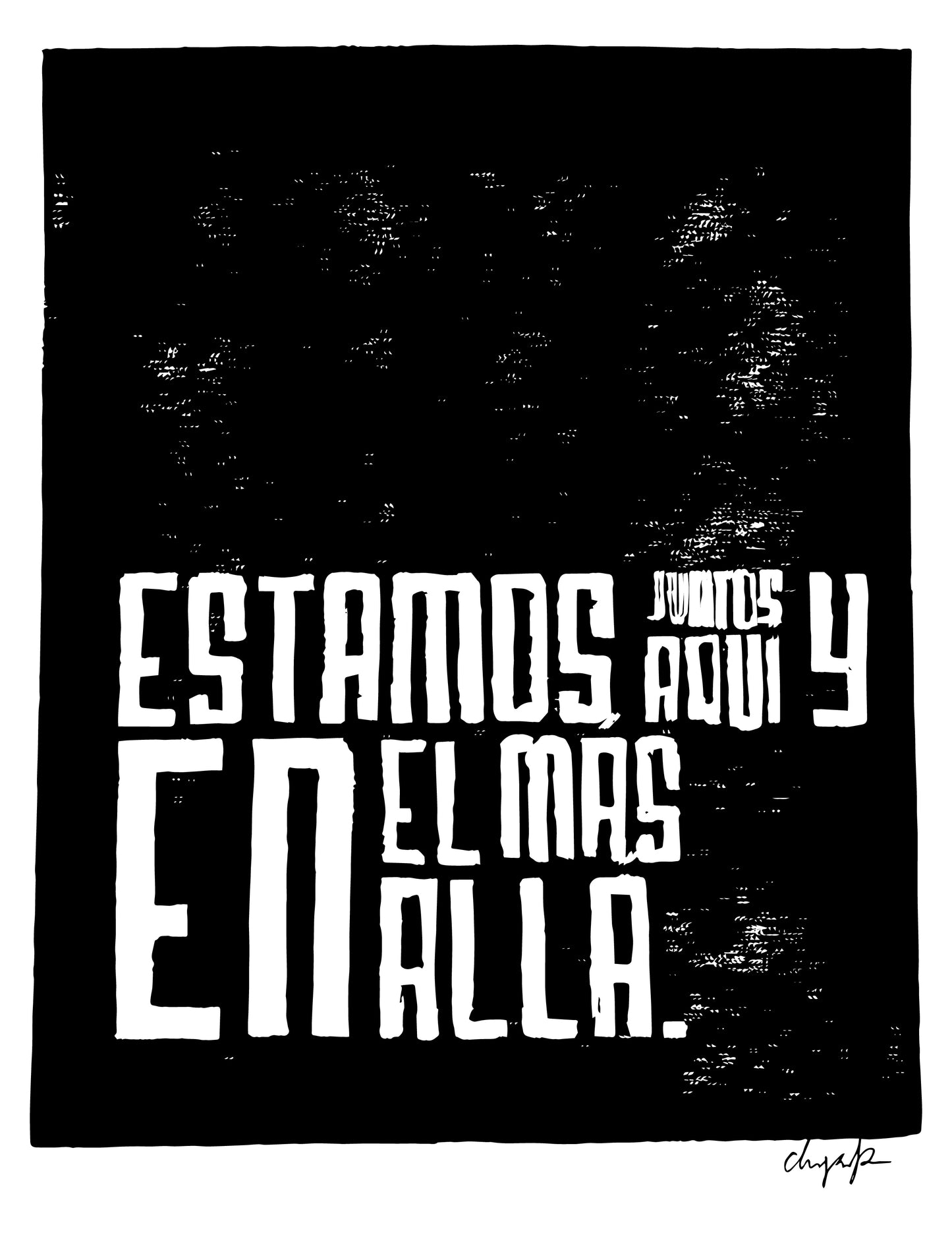 Claryssa Pacheco: "Estamos juntos..." Print