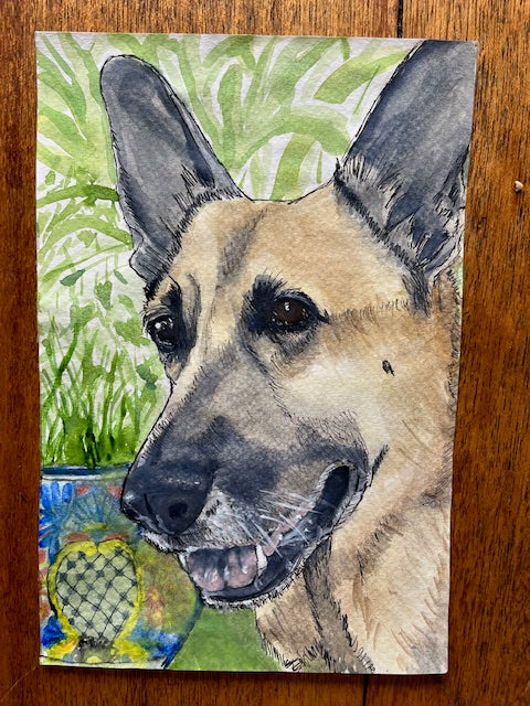 Emiko Badillo : Custom Pet Portrait
