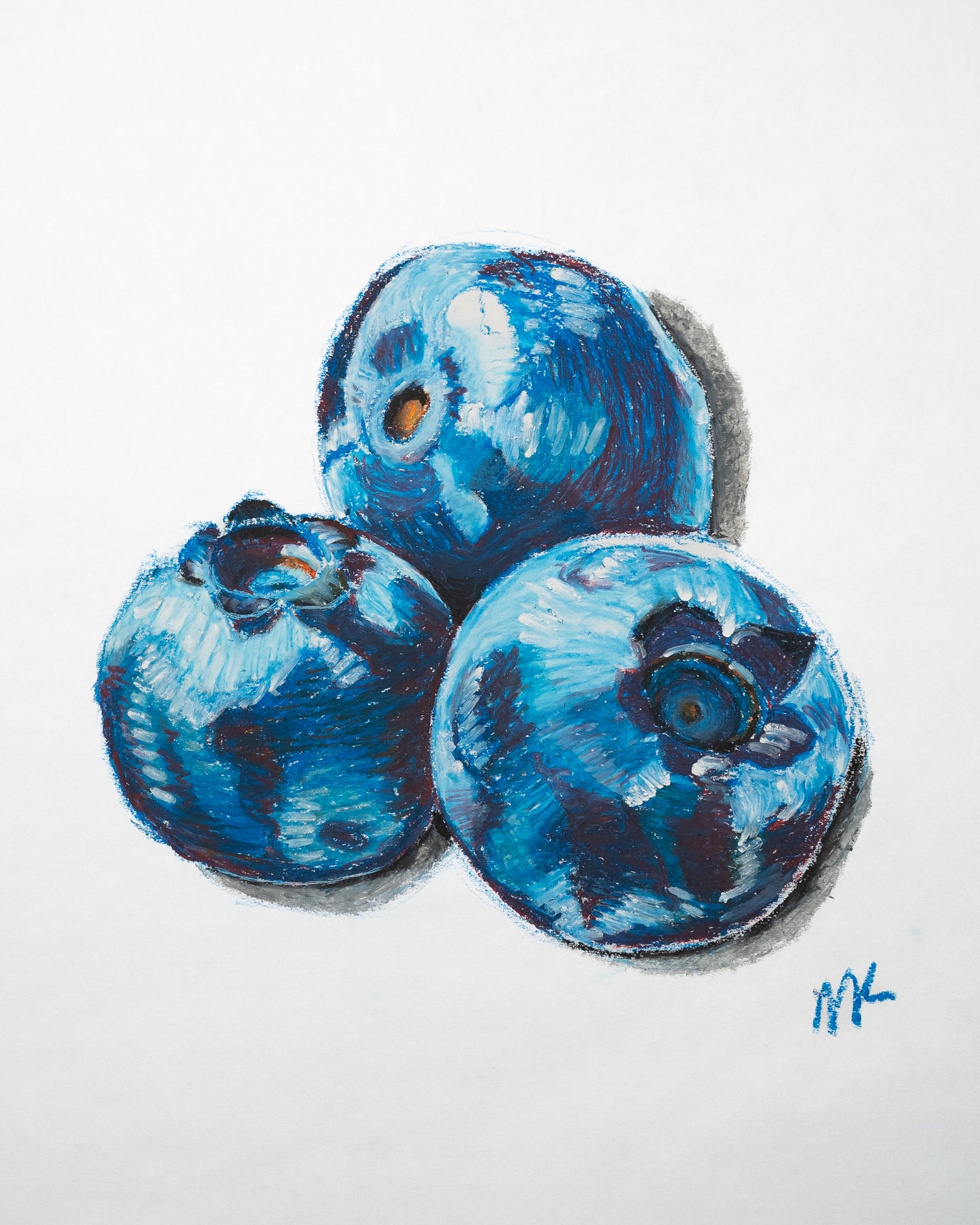 Marcus Reyna : "Blueberries" Print