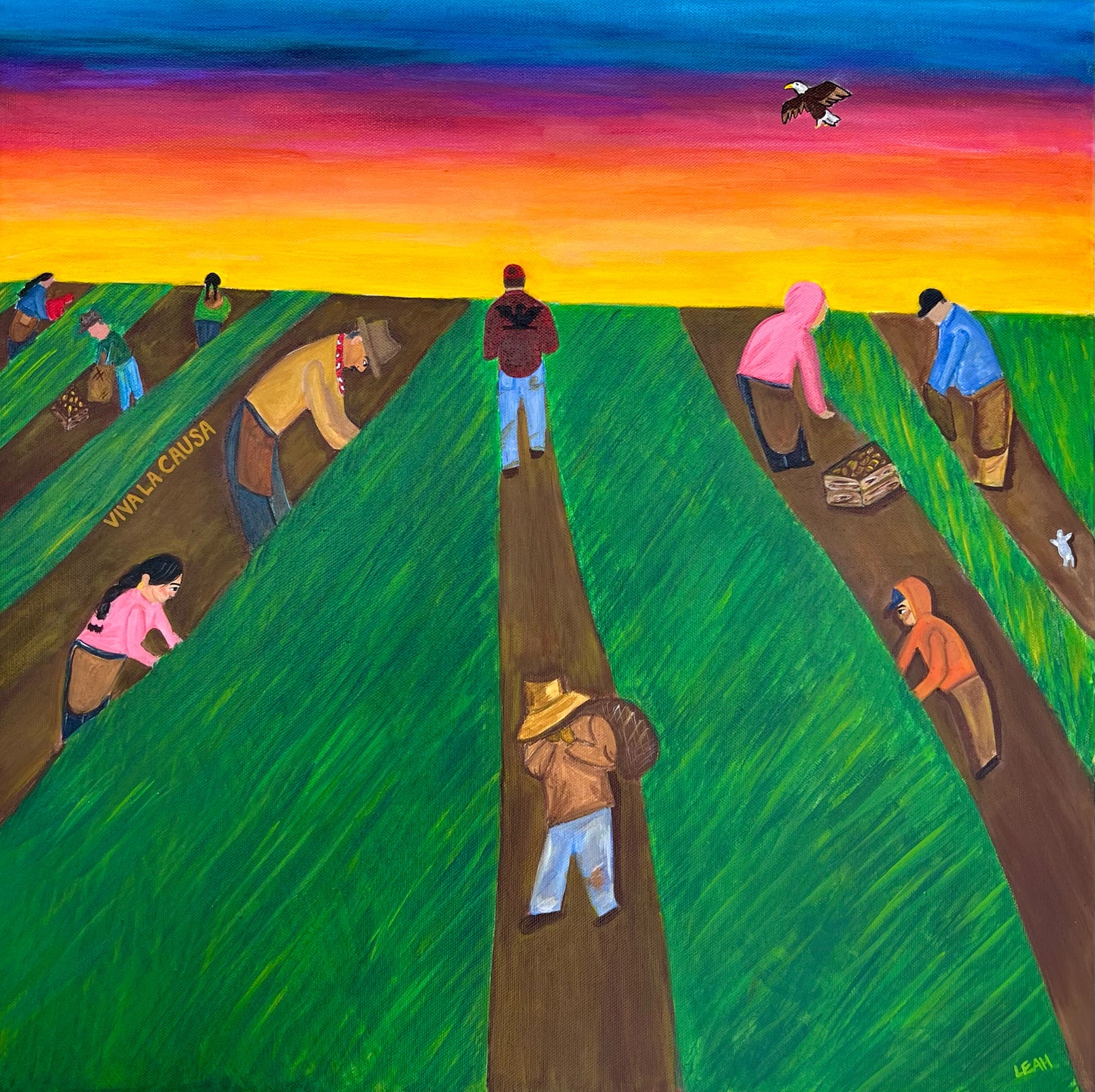 Aleah Guzman : "“More than pickers, Dreamers" Print