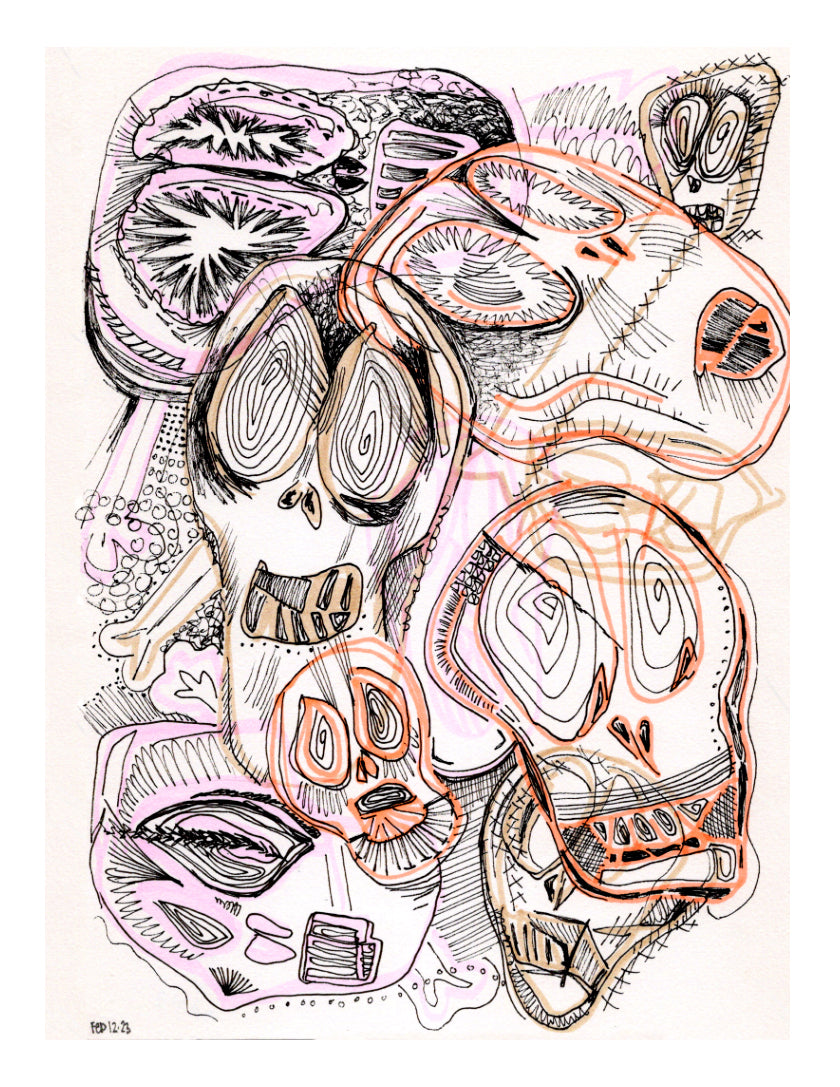 Michelle Kratchman-Garcia : "SkeinVI" Print