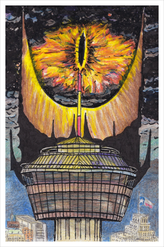 Emiko Badillo: "SauronAntonio" Print