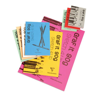 Clairefontaine Graf-It Sketchpads - A6: 4 x 6