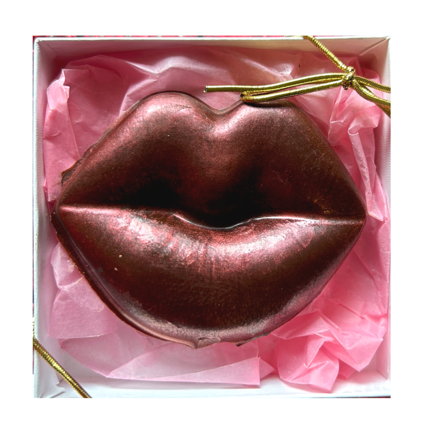 Big Kiss - Organic fair trade dark chocolate lips