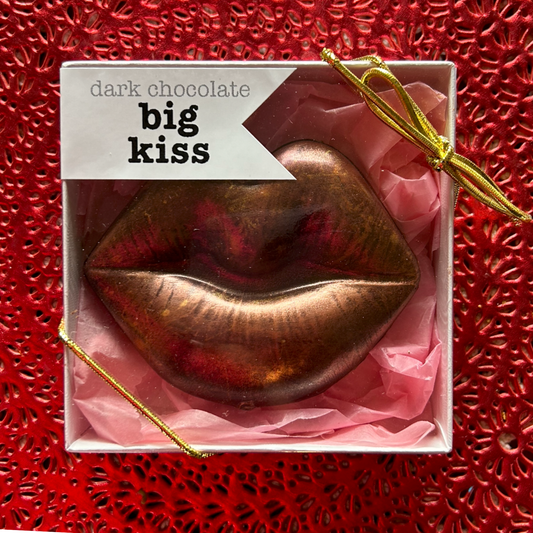 Big Kiss - Organic fair trade dark chocolate lips