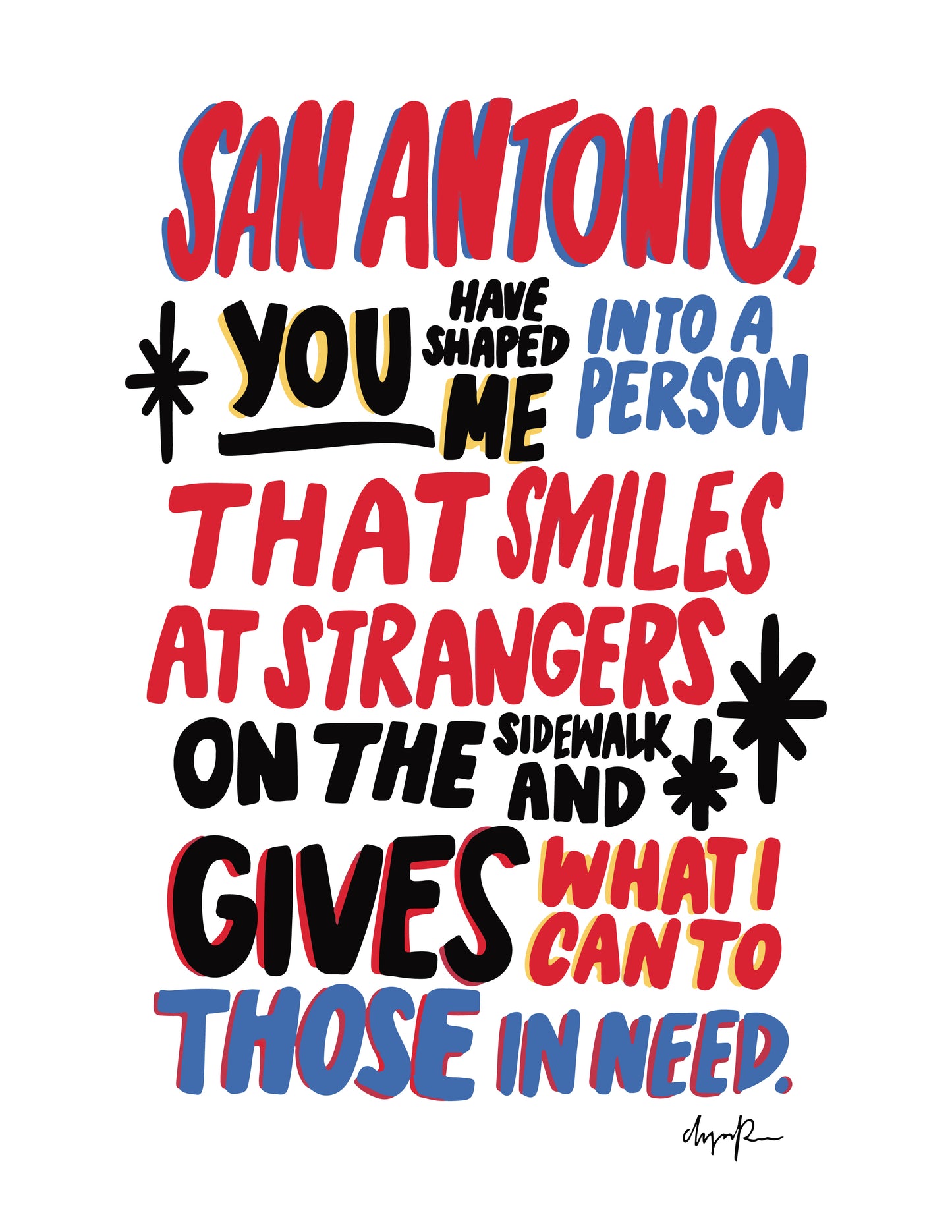 Claryssa Pacheco: "San Antonio" Print