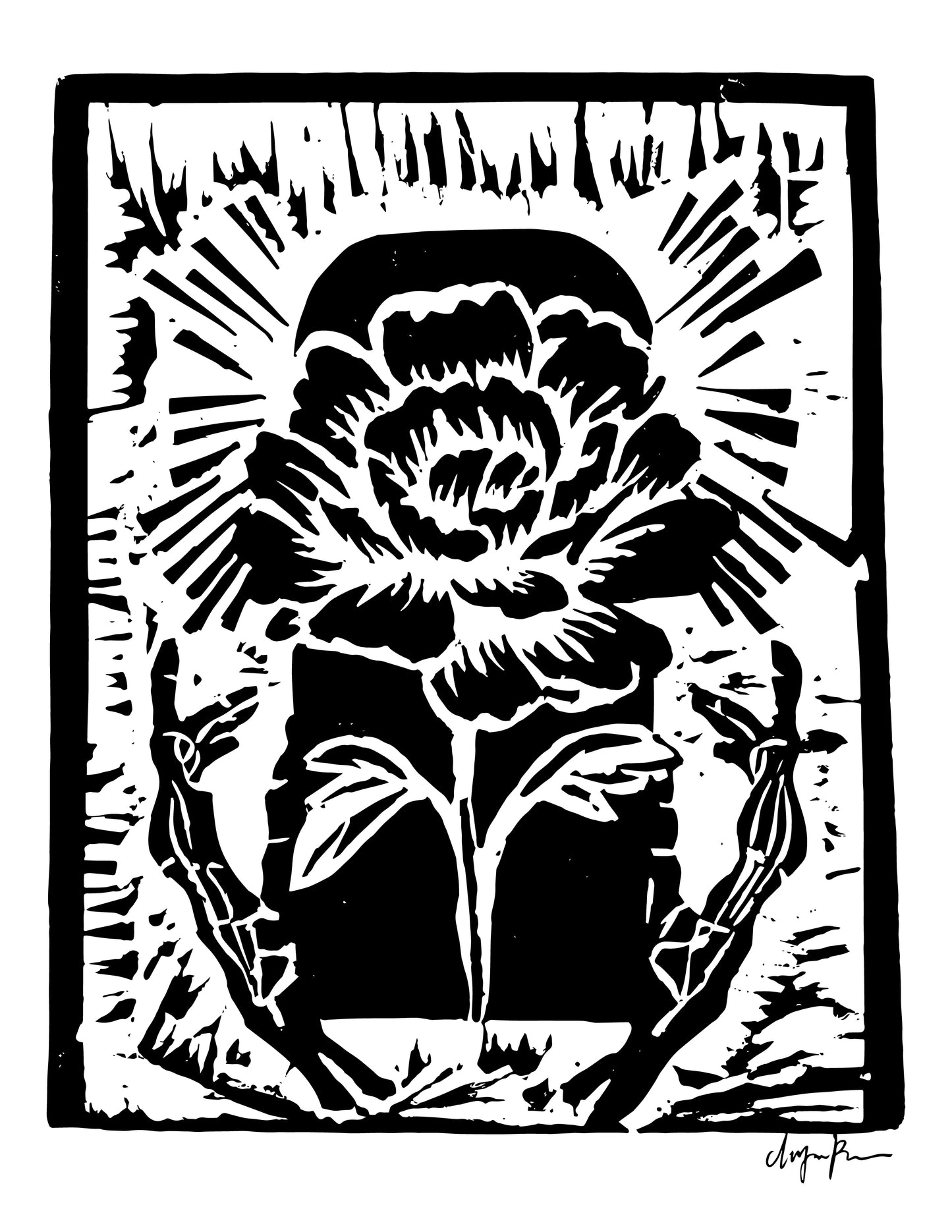 Claryssa Pacheco: "Flower" Print