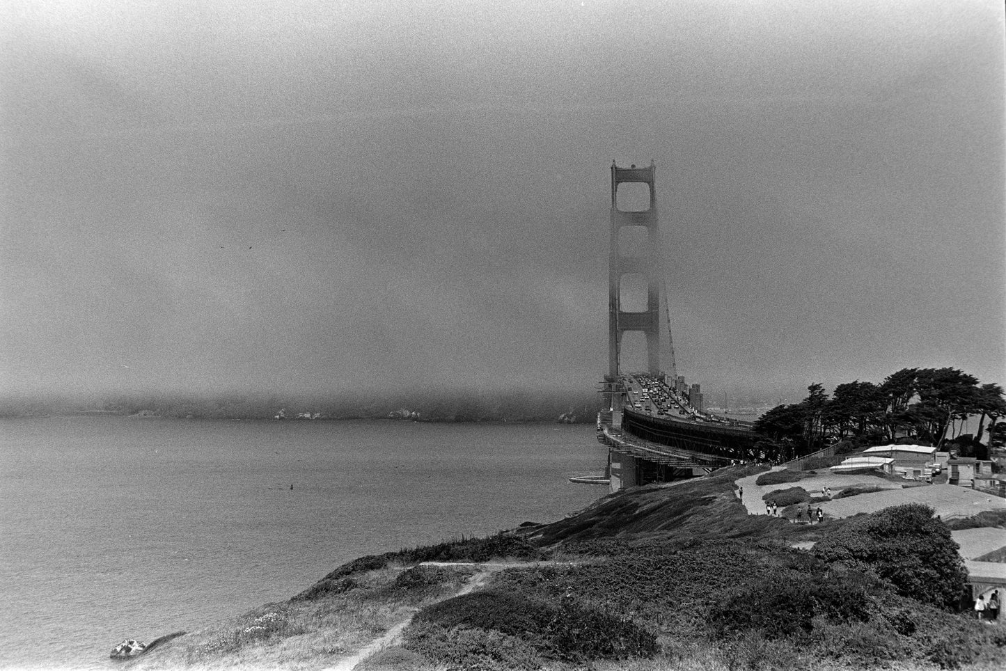 Mari Castellano: "Golden Gate Bridge" Print