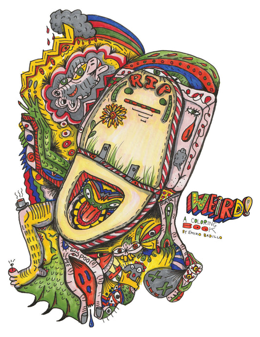 Emiko Badillo : Weird! A Coloring Book