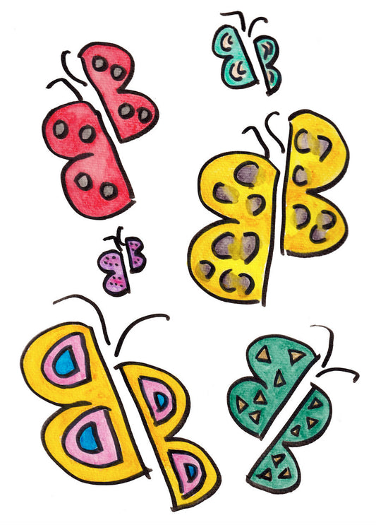 "Butterflies" Greeting Card