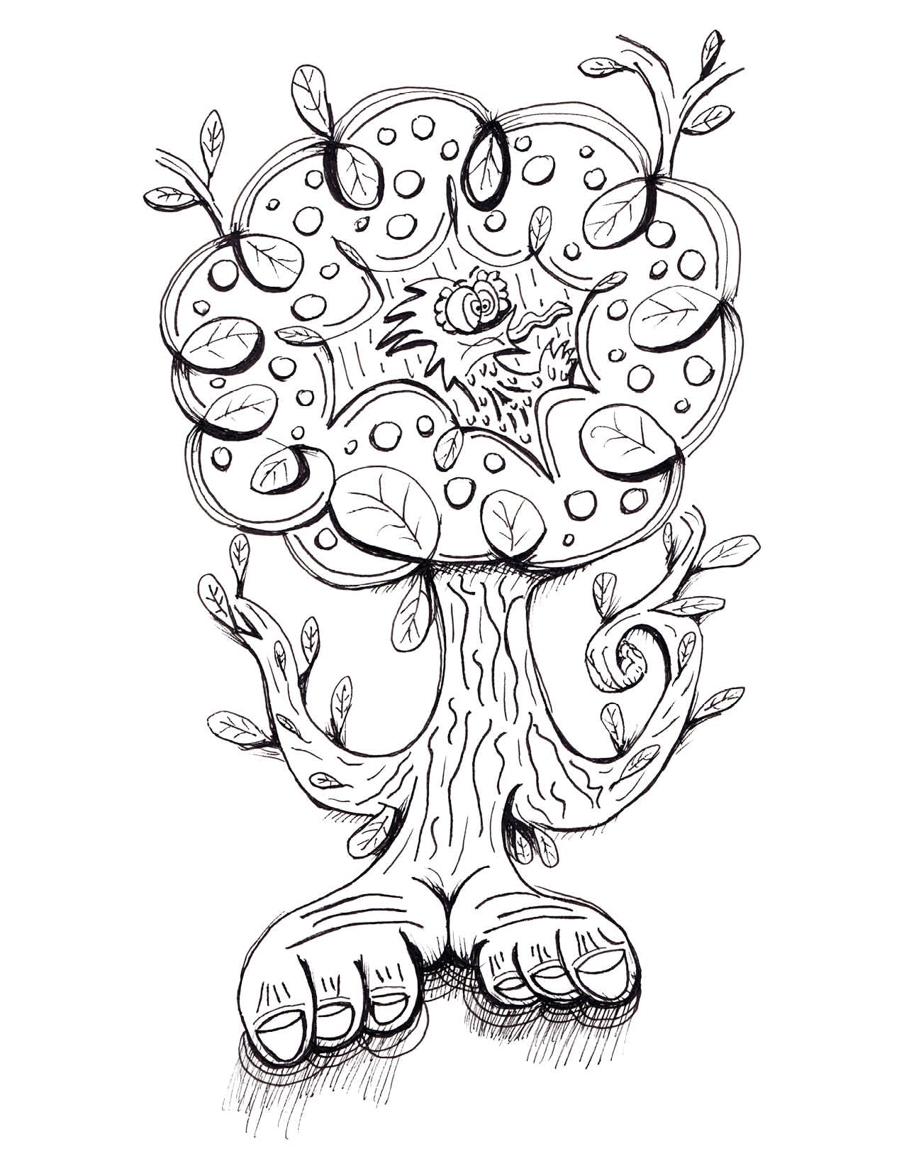 Emiko Badillo : Weird! A Coloring Book