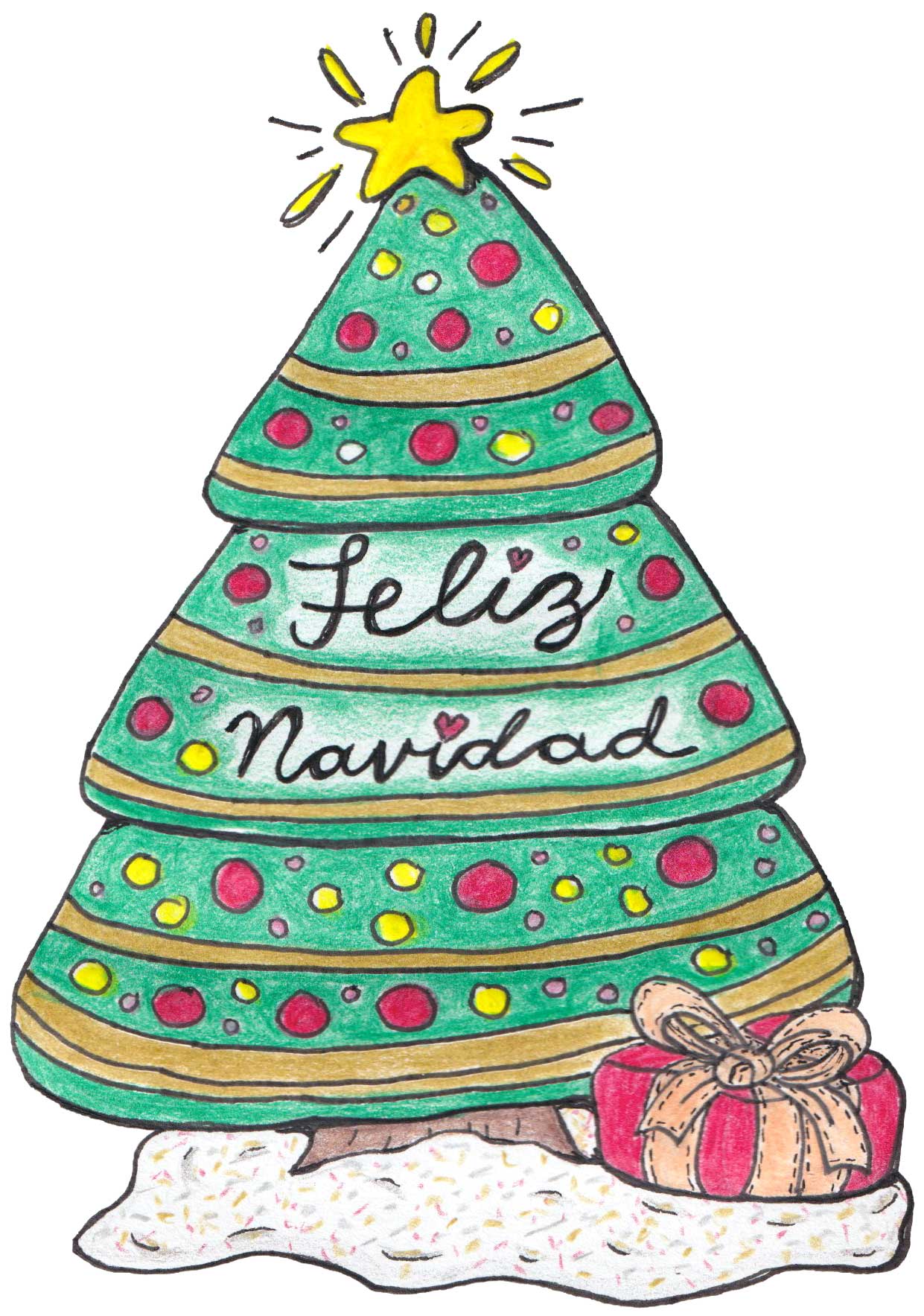 Feliz Navidad - Greeting Card