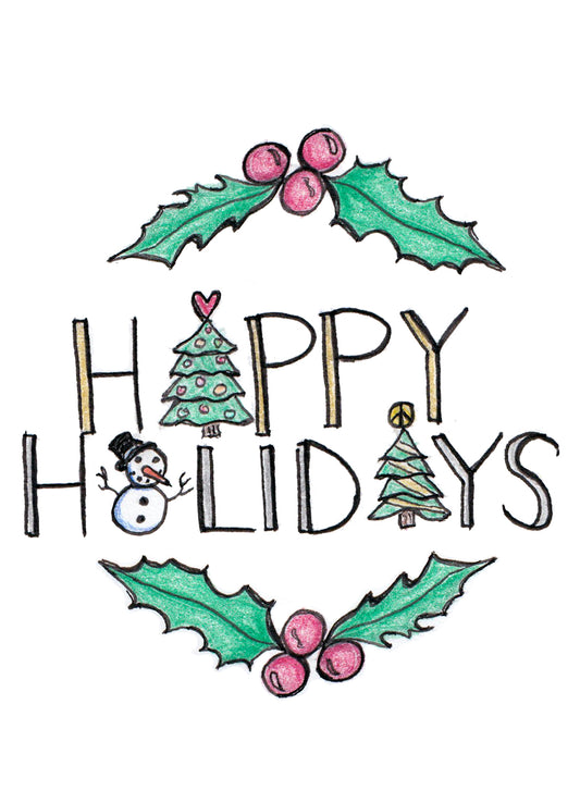 Happy Holidays - Greeting Card
