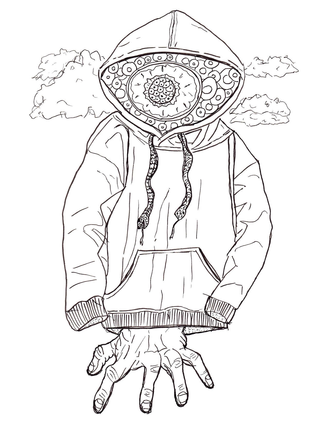 Emiko Badillo : Weird! A Coloring Book