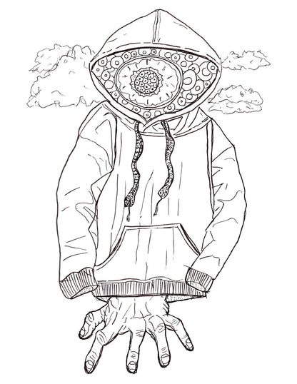 Emiko Badillo : Weird! A Coloring Book