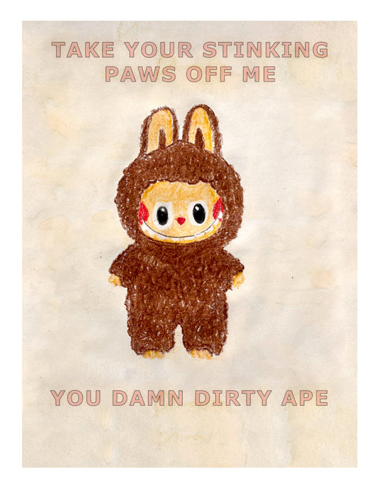 Mark Anthony Martinez : "Stinking Paws" Print