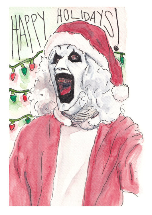 "Happy Holidays" (Terrifier) Greeting Card